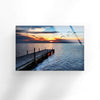Sea View Tempered Glass Wall Art