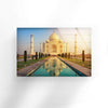 Taj Mahal in India Tempered Glass Wall Art - MyPhotoStation