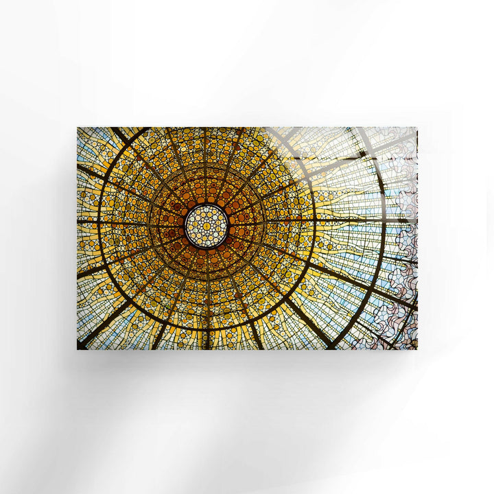 Barcelona Palau de la Musica Glass Wall Art photo print on glass, prints on glass wall art