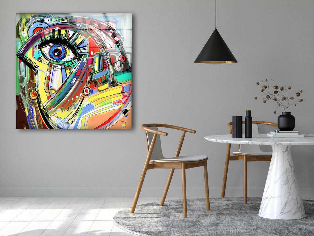 Pablo Picasso Glass Wall Art | Custom Glass Pictures