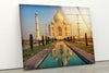 Taj Mahal in India Tempered Glass Wall Art - MyPhotoStation