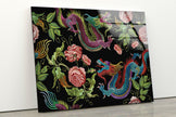 Japanese Dragon Tempered Glass Wall Art - MyPhotoStation