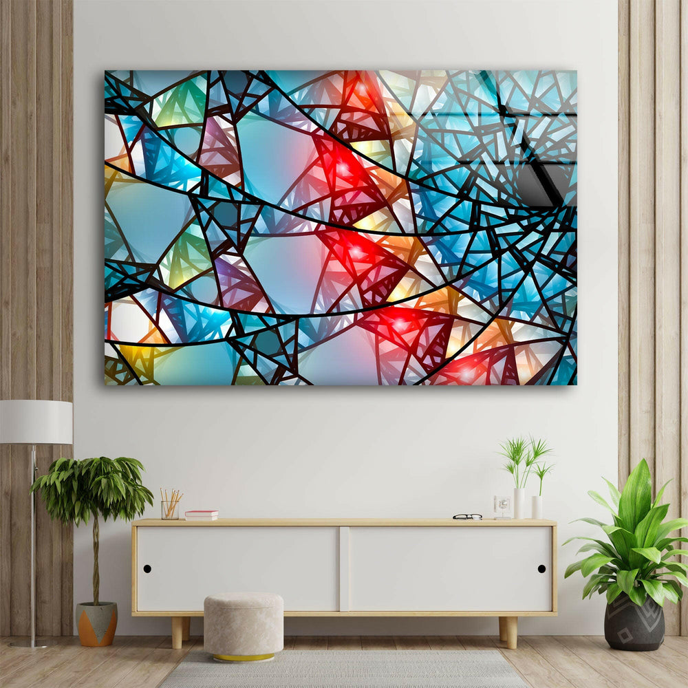 Colorful Mosaic Art Glass Wall Art glass wall decor, glass wall art decor