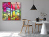 Colorful Stained Tempered Glass Wall Art