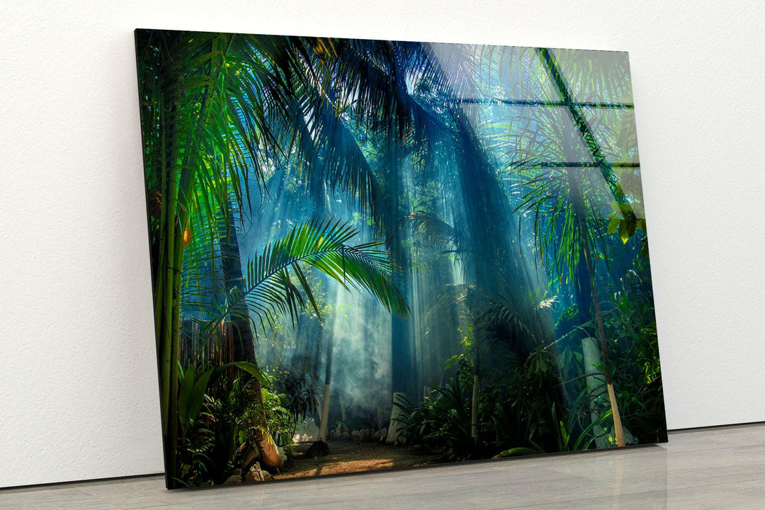 Amazon Rainforest Glass Wall Art glass image printing, glass prints from photos