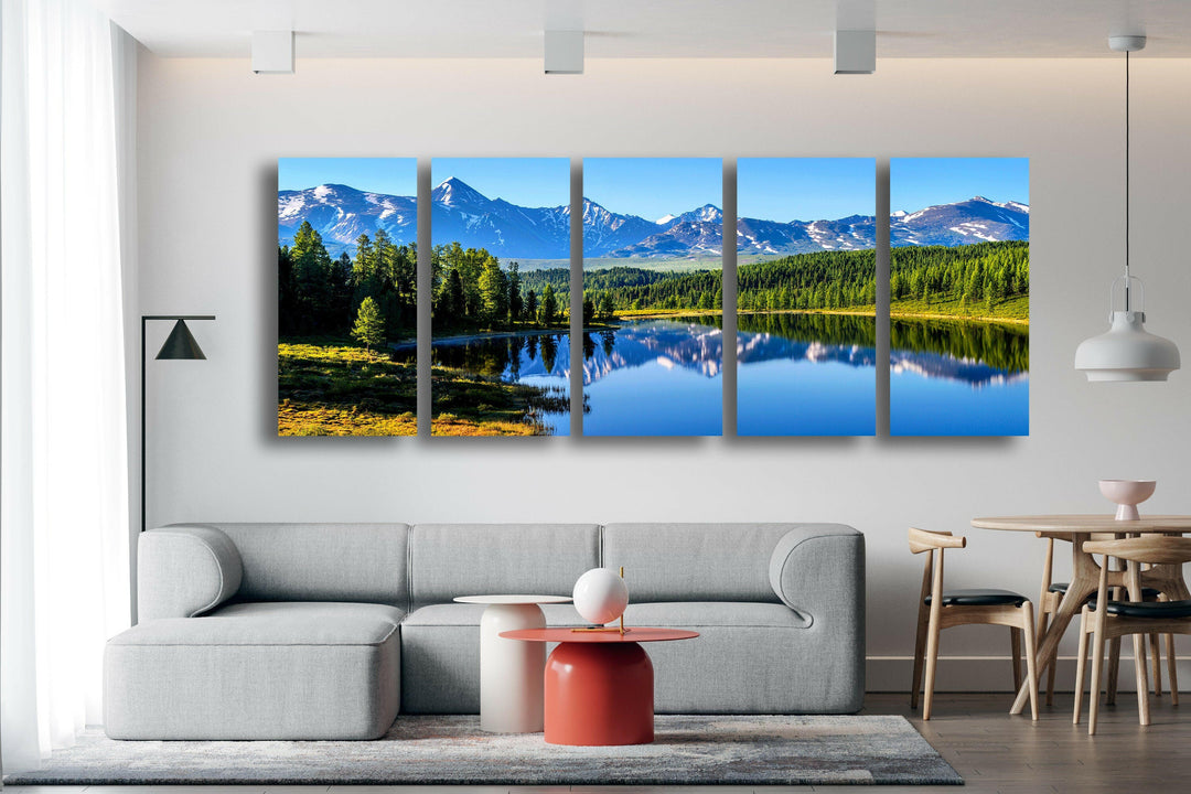 Altai Mountains Landscape Glass Wall Art, glass photo prints, glass picture prints