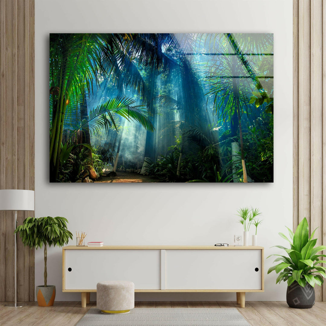 Amazon Rainforest Glass Wall Art glass photo prints, glass picture prints