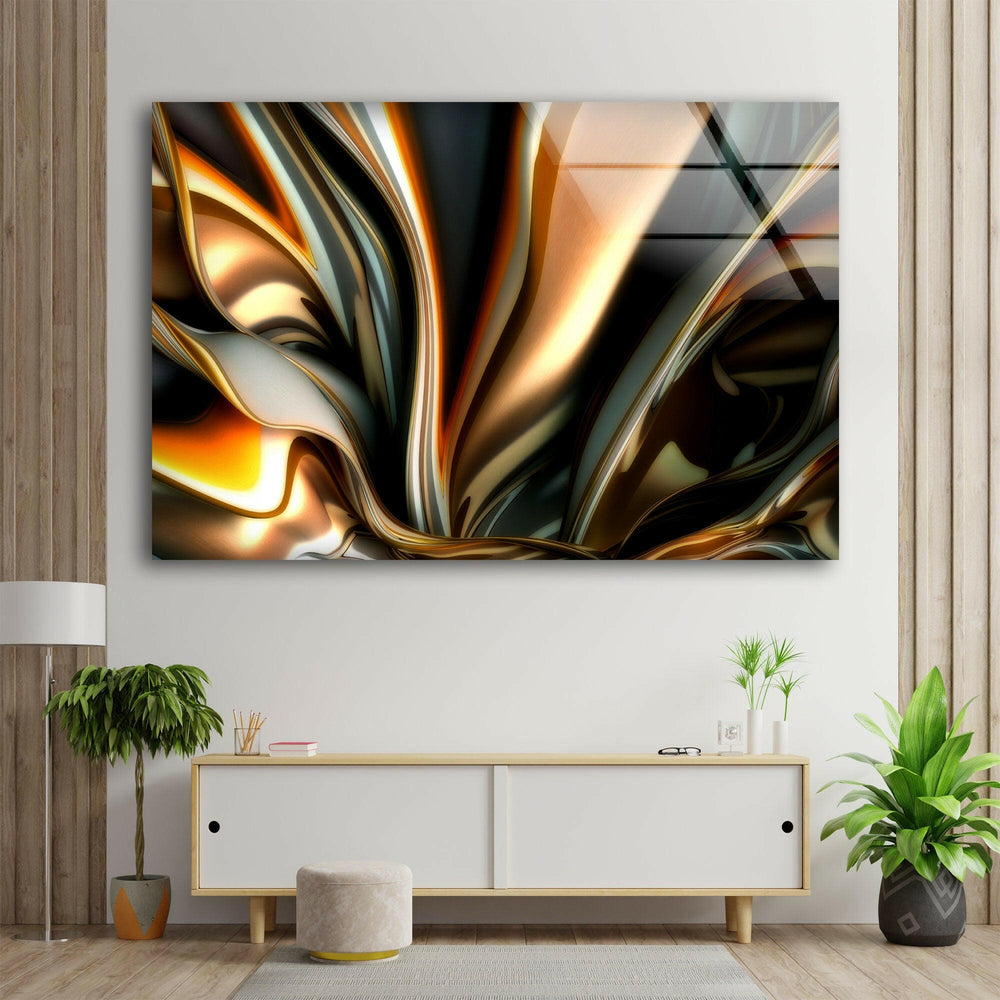 Decorative Abstract Glass Photo Prints