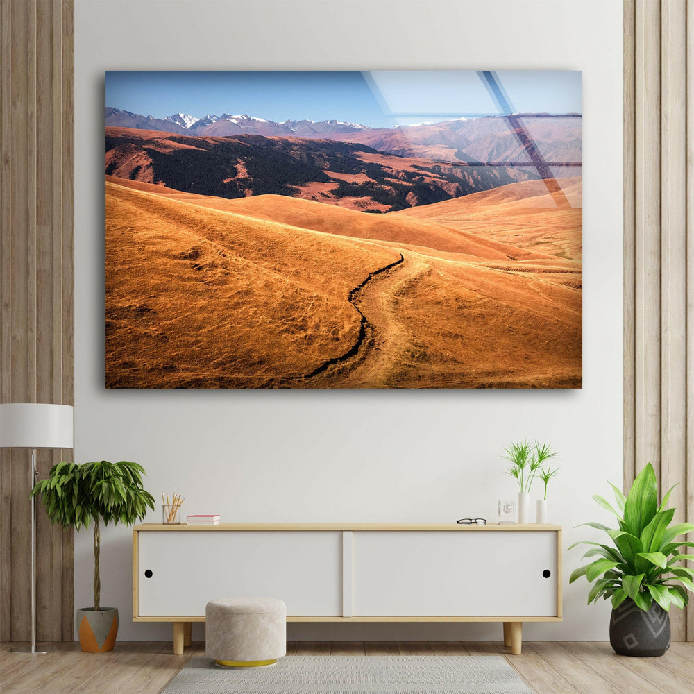 Almaty Kazakhstan Landscape Glass Wall Art Glass Printing Wall Art, Print photos on glass