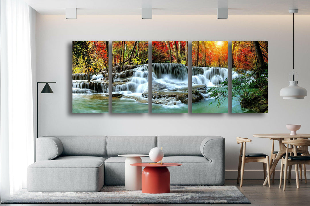 Nature Landscape Glass Wall Art, custom glass photo prints, large glass prints