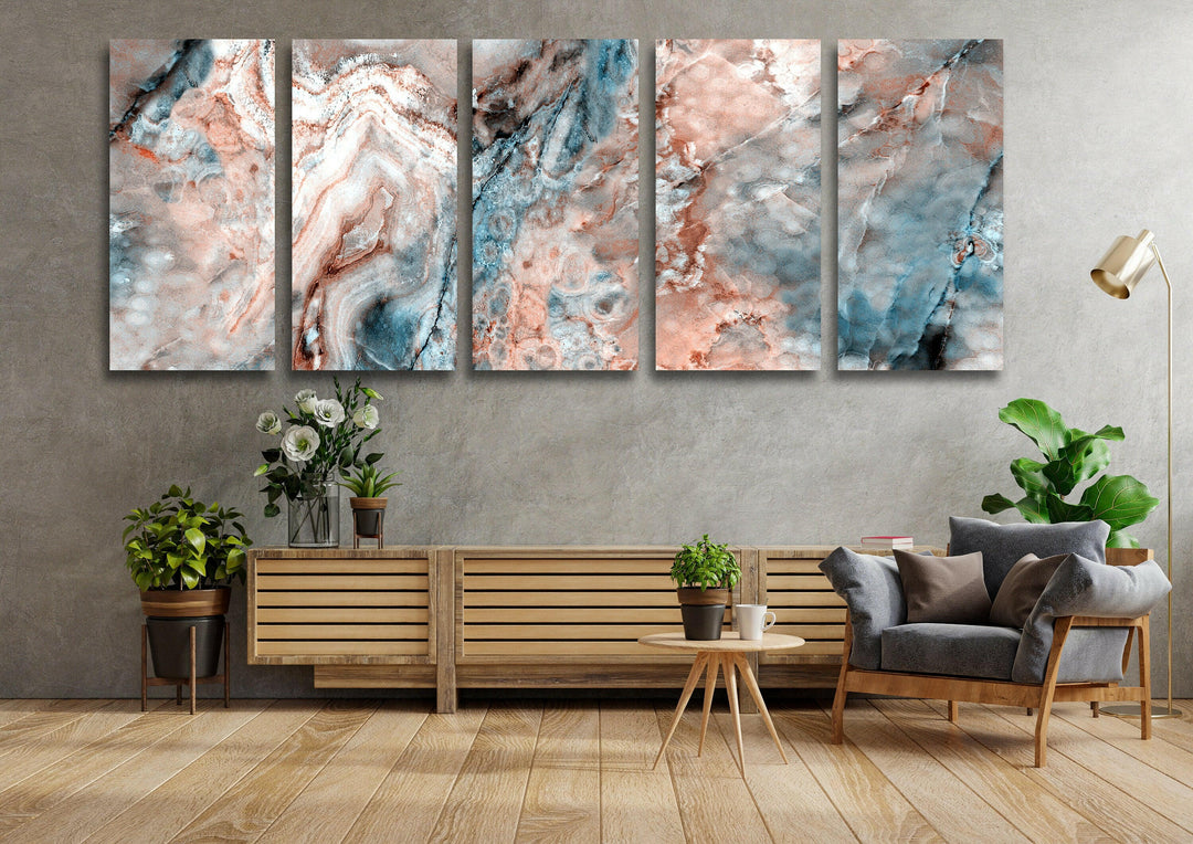 Marble Abstract Painting Glass Wall Art, picture on glass wall art, photos printed on glass