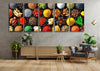 Spices Kitchen Tempered Glass Wall Art