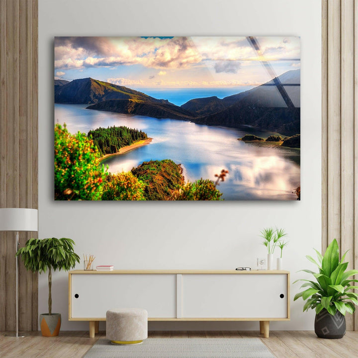 Sao Miguel Island Azores Glass Wall Art photo print on glass, prints on glass wall art