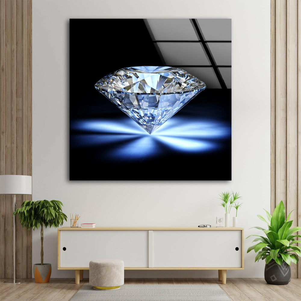 Shining Diamond Tempered Glass Wall Art - MyPhotoStation