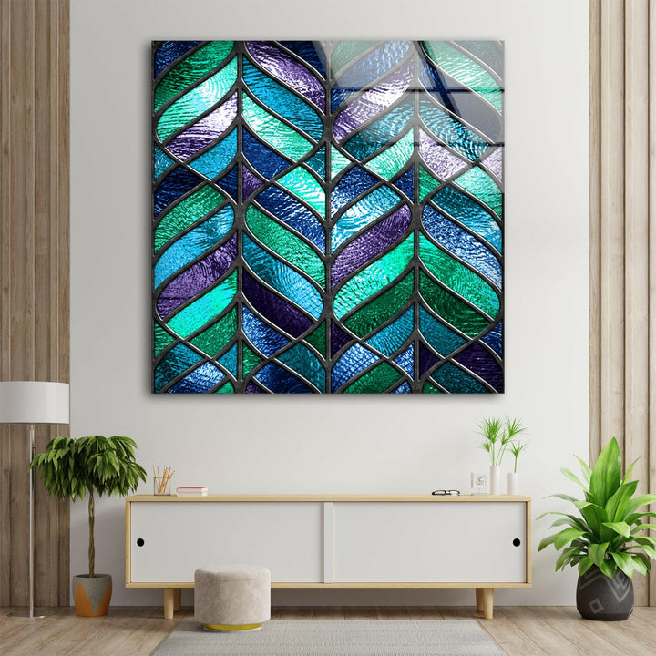 Captivating Abstract Stained Glass Art