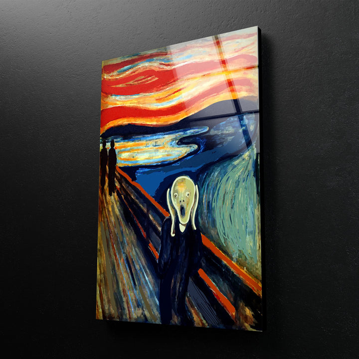 Edvard Munch The Scream Stunning Glass Wall Art for Home Decor