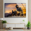 Tian Tin Buddha Glass Wall Art for Living