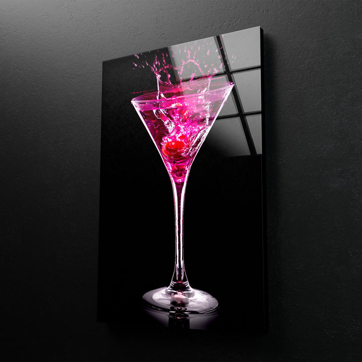 Alcoholic Cocktail Glass Wall Art, stained glass wall art, stained glass wall decor