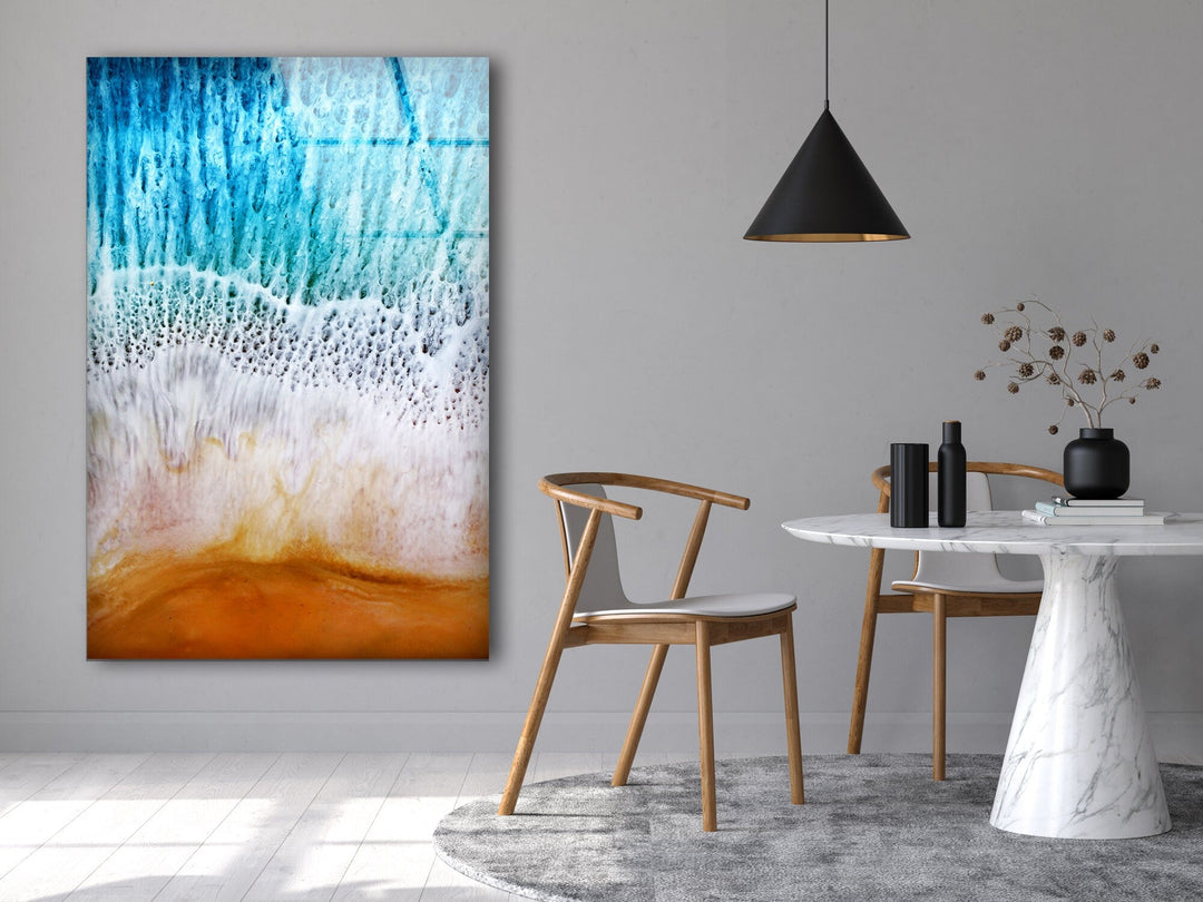 Emerald Shores Glass Wall Art