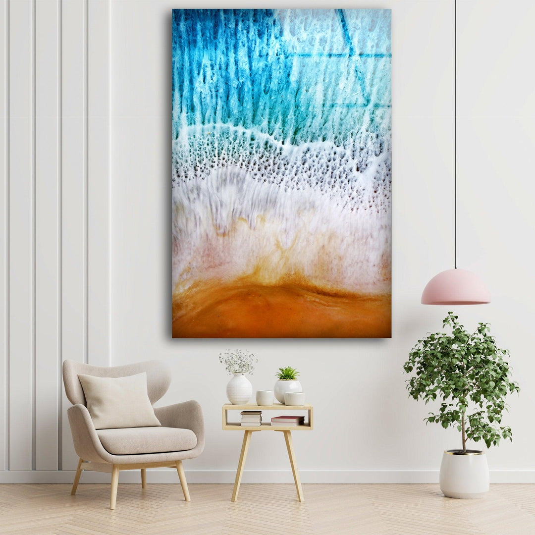 Emerald Shores Glass Wall Art