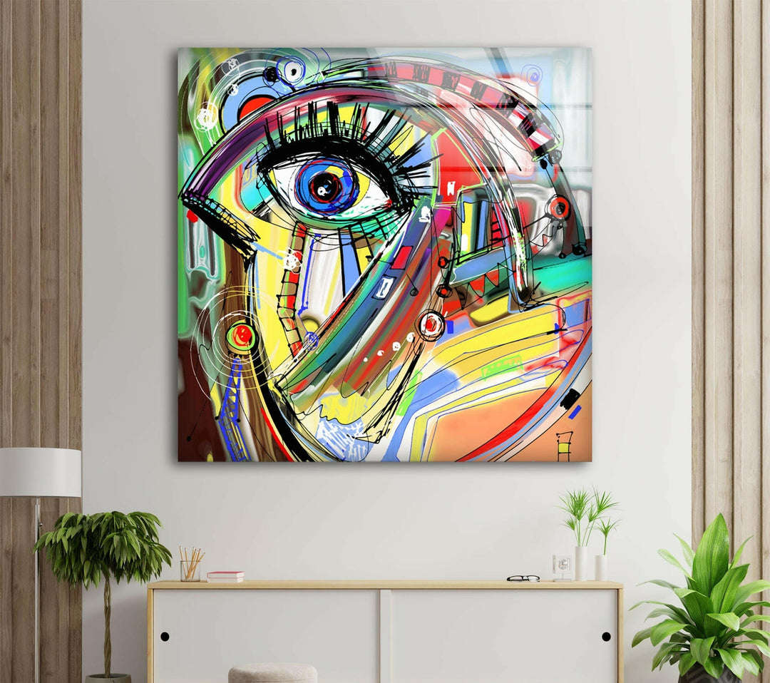 Pablo Picasso Glass Wall Pictures | Artistic Wall Decor