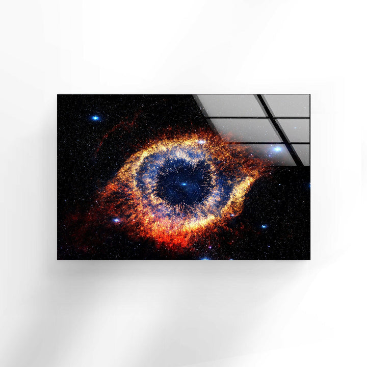 Helix Nebula Glass Wall Art, photo print on glass, prints on glass wall art