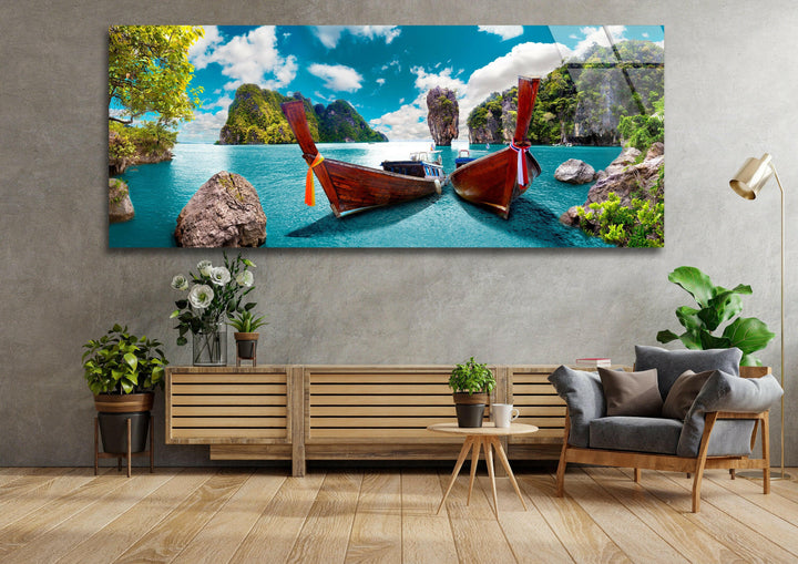 Phuket Island Glass Wall Art, glass photo prints, glass picture prints