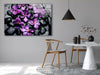 Orchid and Stones Tempered Glass Wall Art