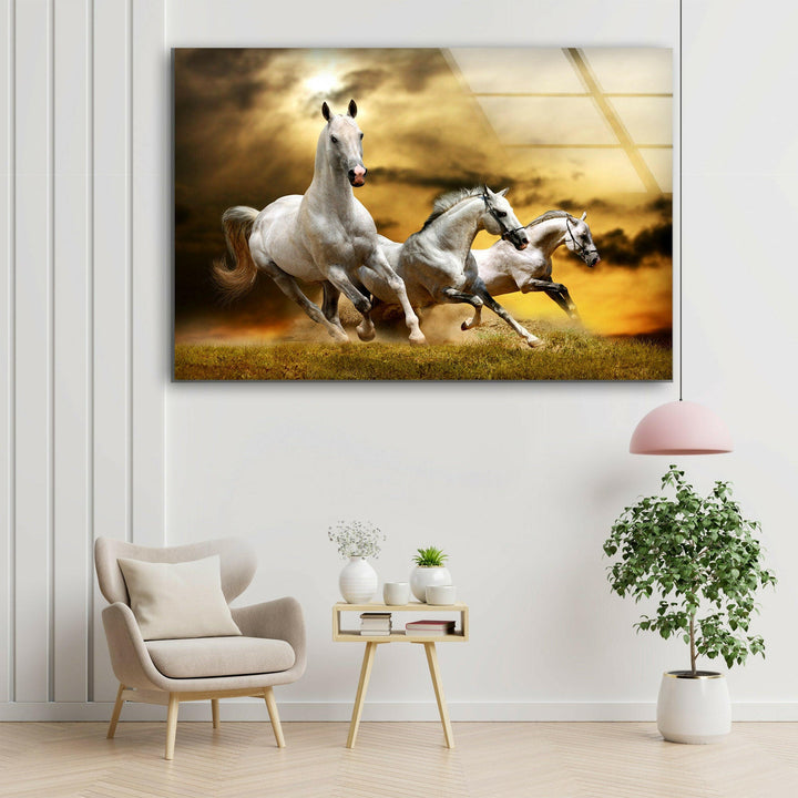 Galloping Horse Glass Wall Art art glass wall art, glass wall art pictures