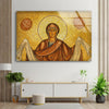 Orthodox Jesus Christ Glass Photo Prints for Wall