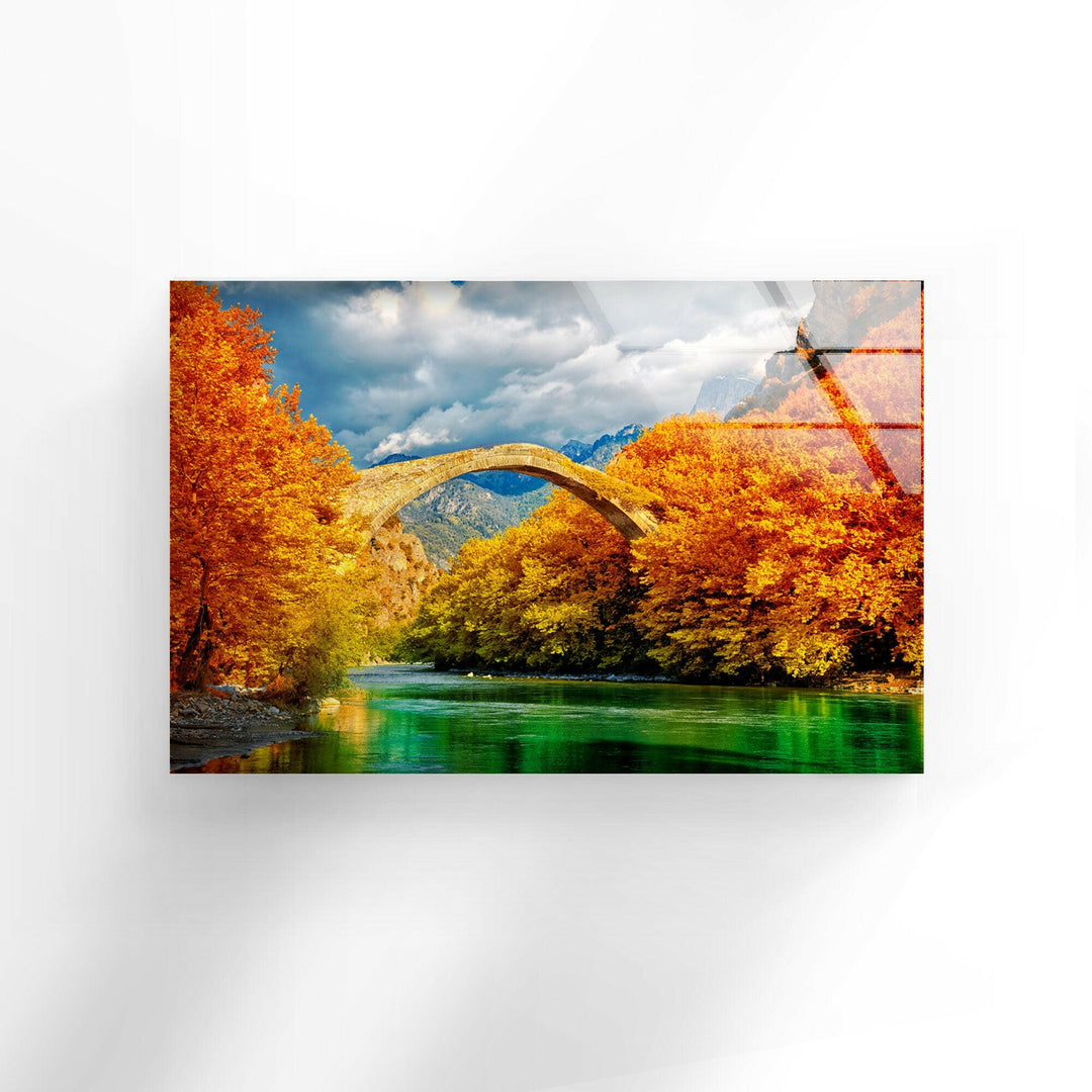 Konitsa Bridge Glass Wall Art glass photo prints, glass picture prints