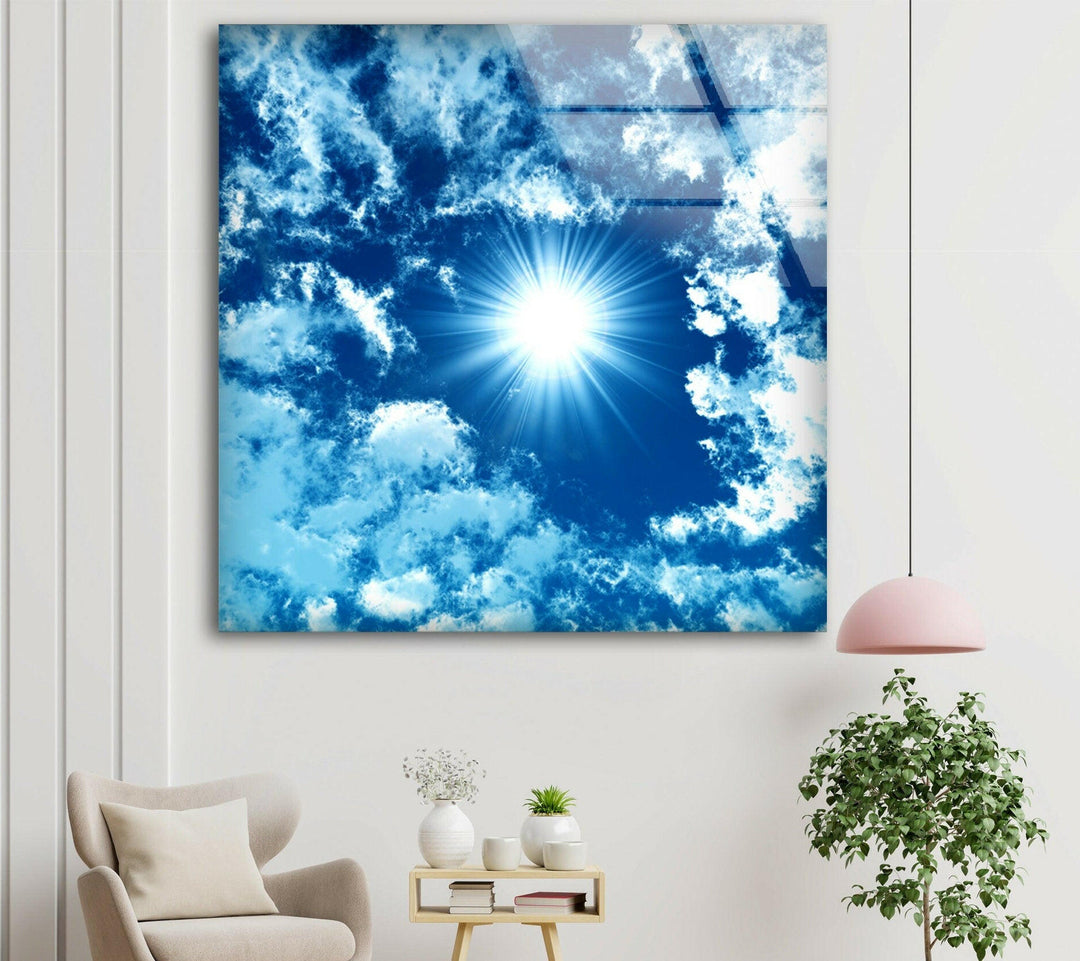 Anse Lazio Landscape Glass Wall Art art glass wall art, glass wall art pictures