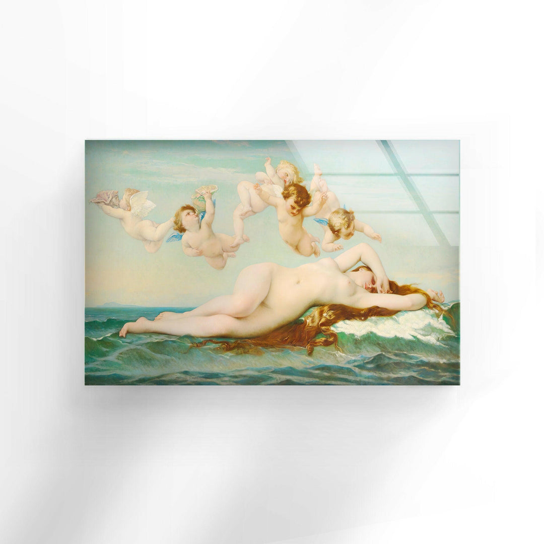 Botticelli Alexandre Cabanel Glass Wall Art for Home Decor