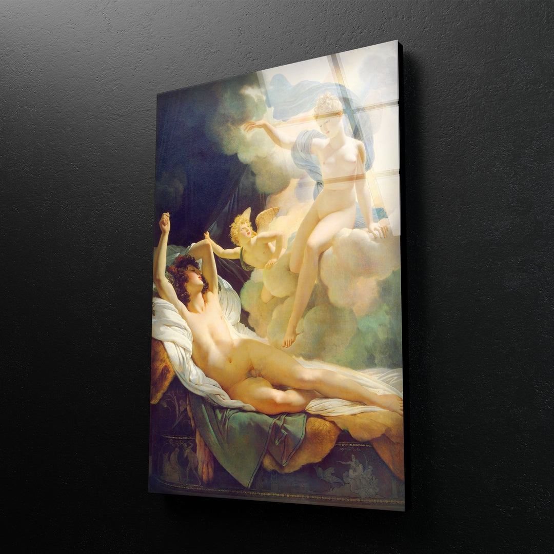 Morpheus and Iris Mythology Vintage Tempered Glass Wall Art - MyPhotoStation