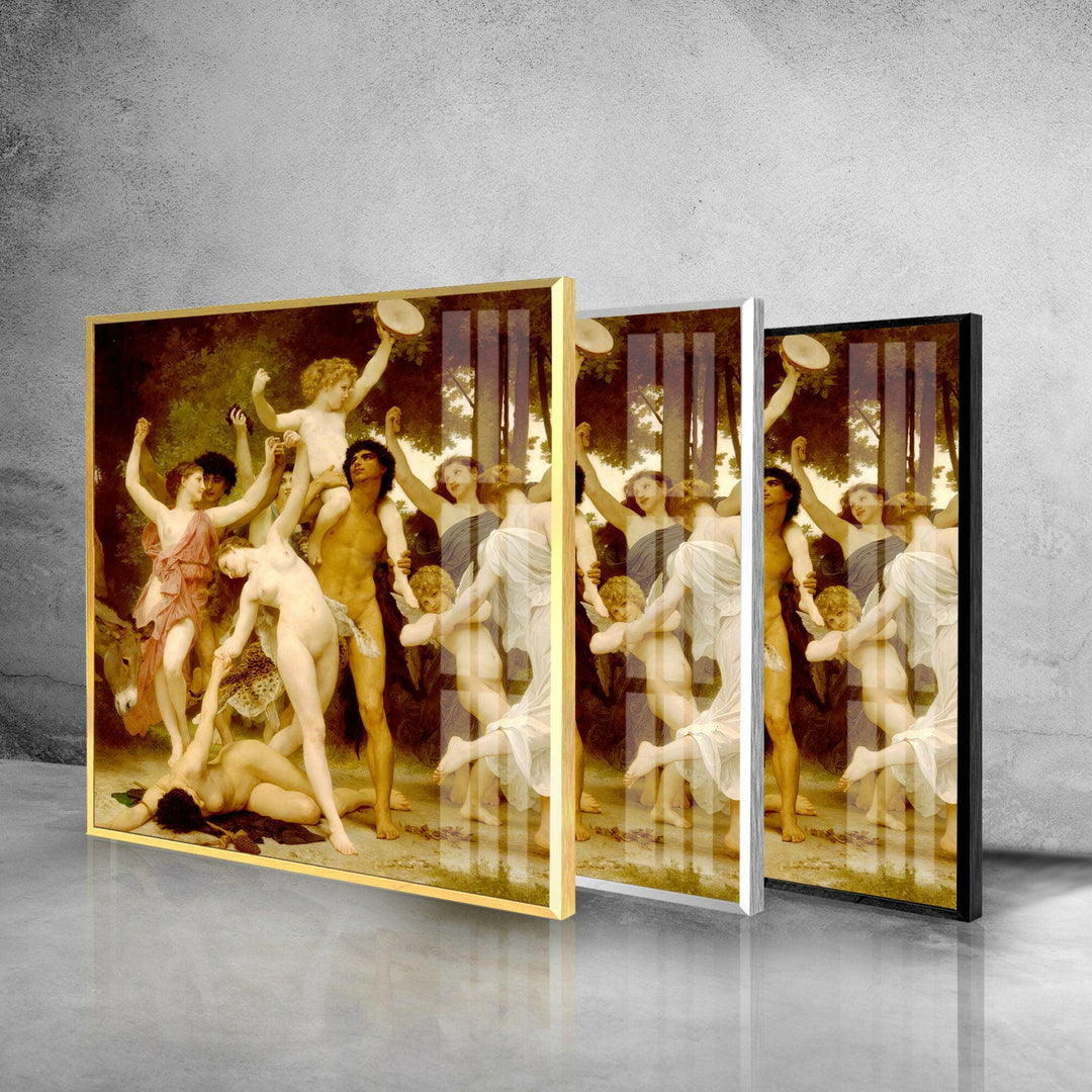 Mythological The Youth of Bacchus Photo on Glass Home Decor