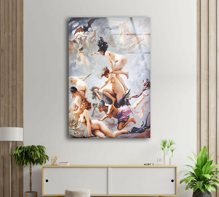 Sabbath Luis Ricardo Falero Glass Wall Pictures | Artistic Wall Decor