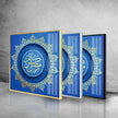 Muslim Islamic Decor Glass Wall Art for Home Decor