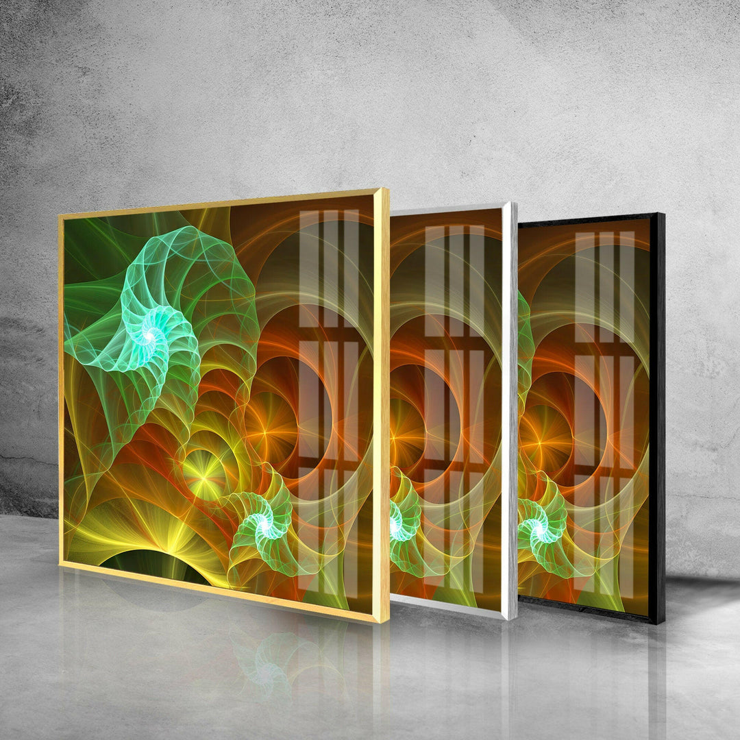 Decorative Colorful Abstract Glass Wall Art picture on glass wall art, photos printed on glass
