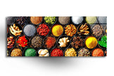 Spices Kitchen Tempered Glass Wall Art