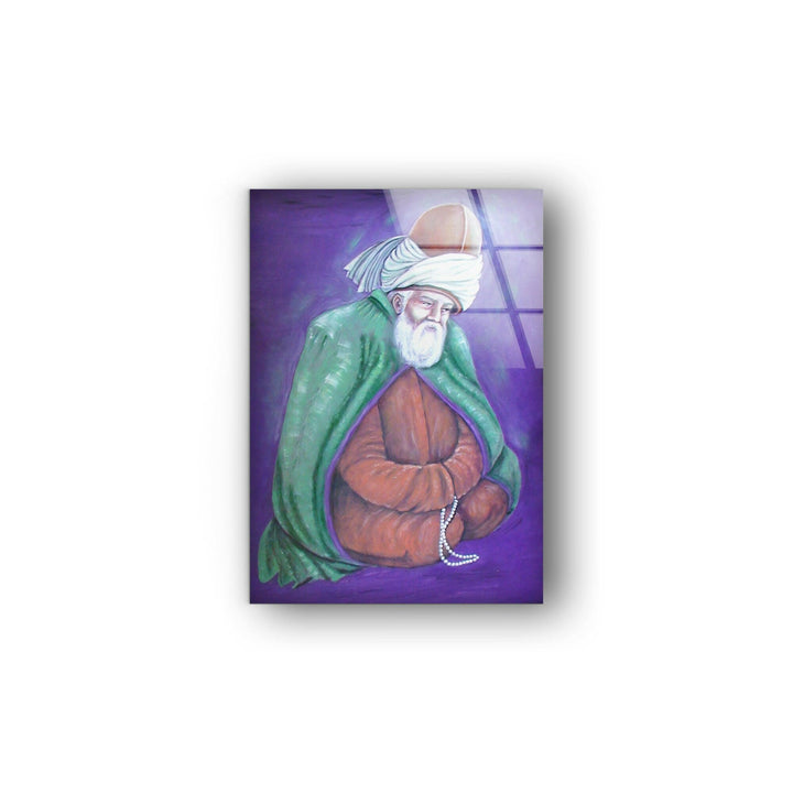 Rumi Mevlana Glass Wall Pictures | Artistic Wall Decor