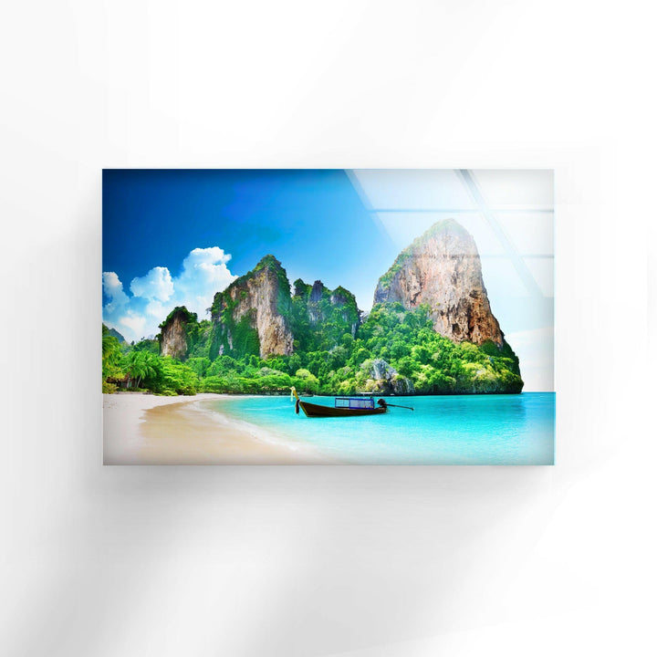 Phuket Tropical Island Glass Wall Art large glass photo prints, glass wall photos