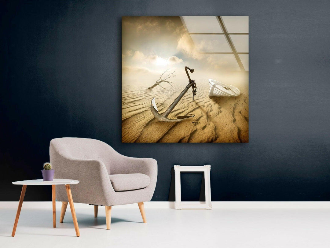 Sailboat Anchor Cool Art Prints & Glass Wall Decor