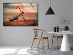 Sunset Sea View Tempered Glass Wall Art