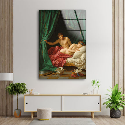 Mars and Venus Allegory of Peace Glass Wall Art