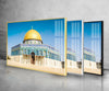 Islamic Decor Dome of the Rock Glass Wall Art Decor