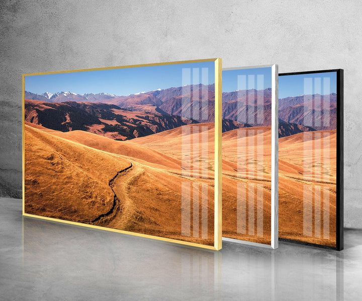 Almaty Kazakhstan Landscape Glass Wall Art custom glass photo prints, large glass prints