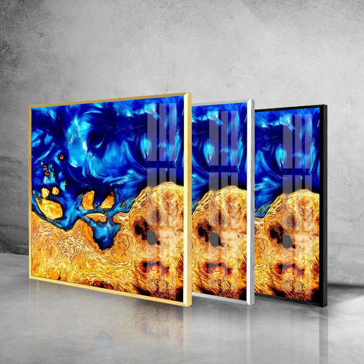 Epoxy Resin and Wood Glass Wall Art art glass wall art, glass wall art pictures
