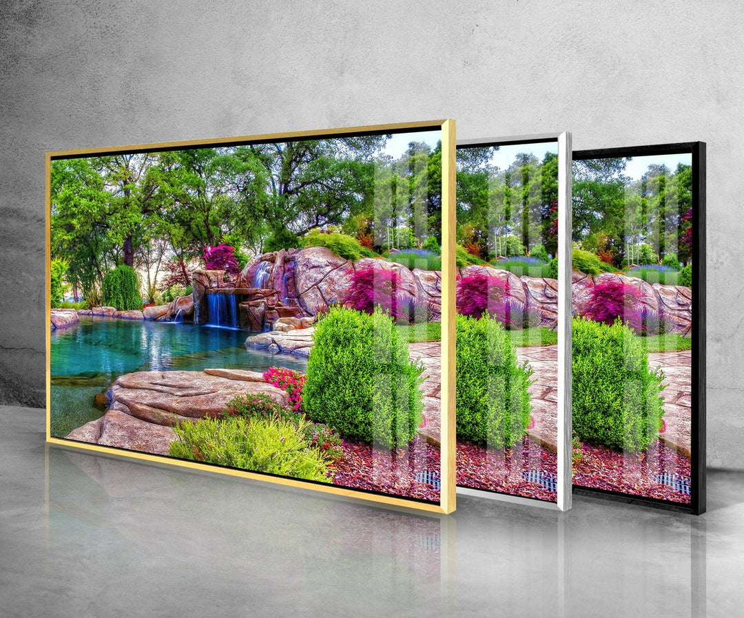 Beauty Nature Place Glass Wall Art glass art painting, glass art for the Wall