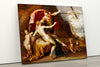 Venus and Adonis Modern Glass Wall Art Decor