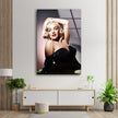 Marilyn Monroe Portrait Tempered Glass Wall Art - MyPhotoStation